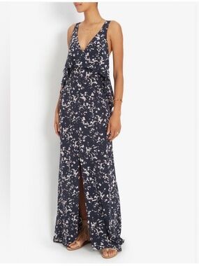 Intermix Silk Floral Nikki Maxi Dress